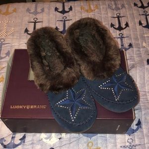 Suede boot shoe by Lucky Brand